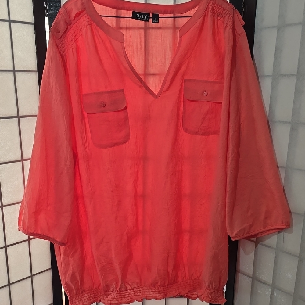 Women's Coral Top by a.n.a.